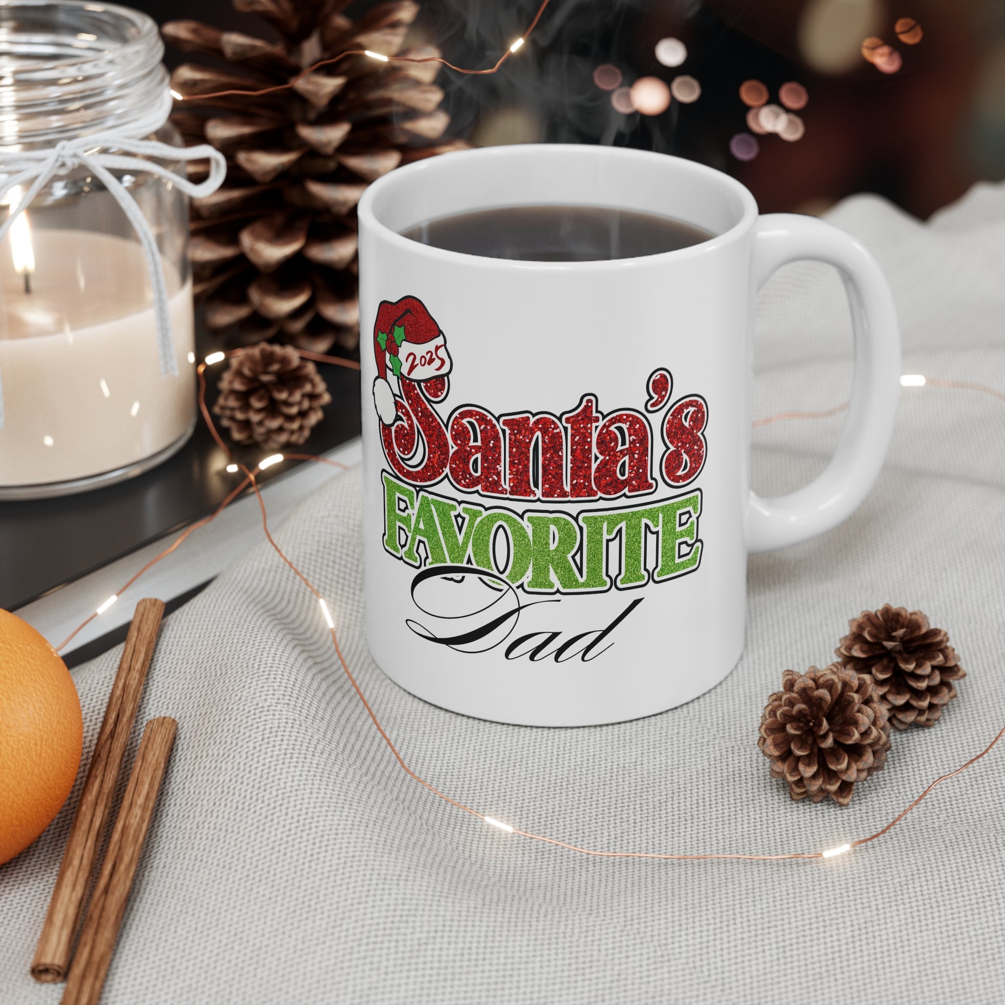 Santa's Favorite Dad Mug