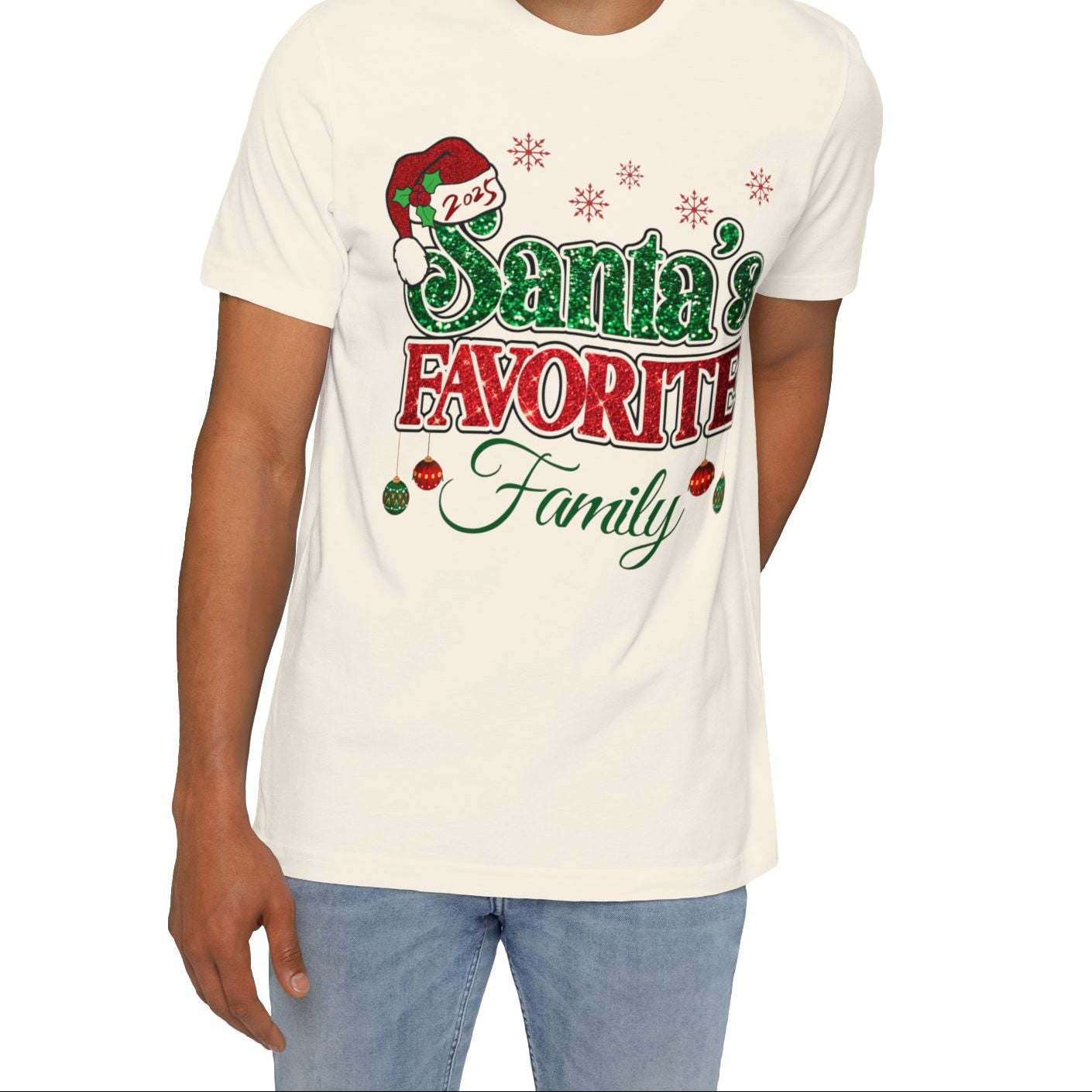 Santa’s Favorite Family Holiday Tee