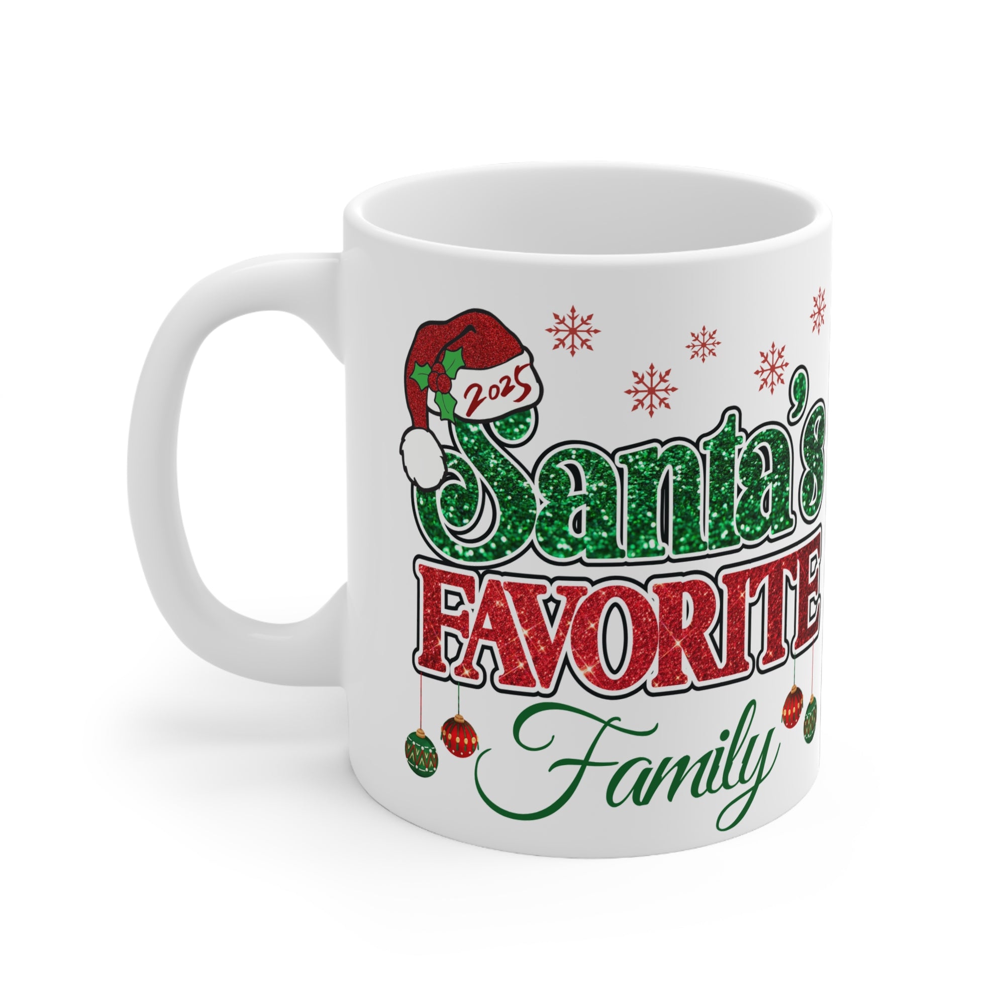 Santa's Favorite Family Mug