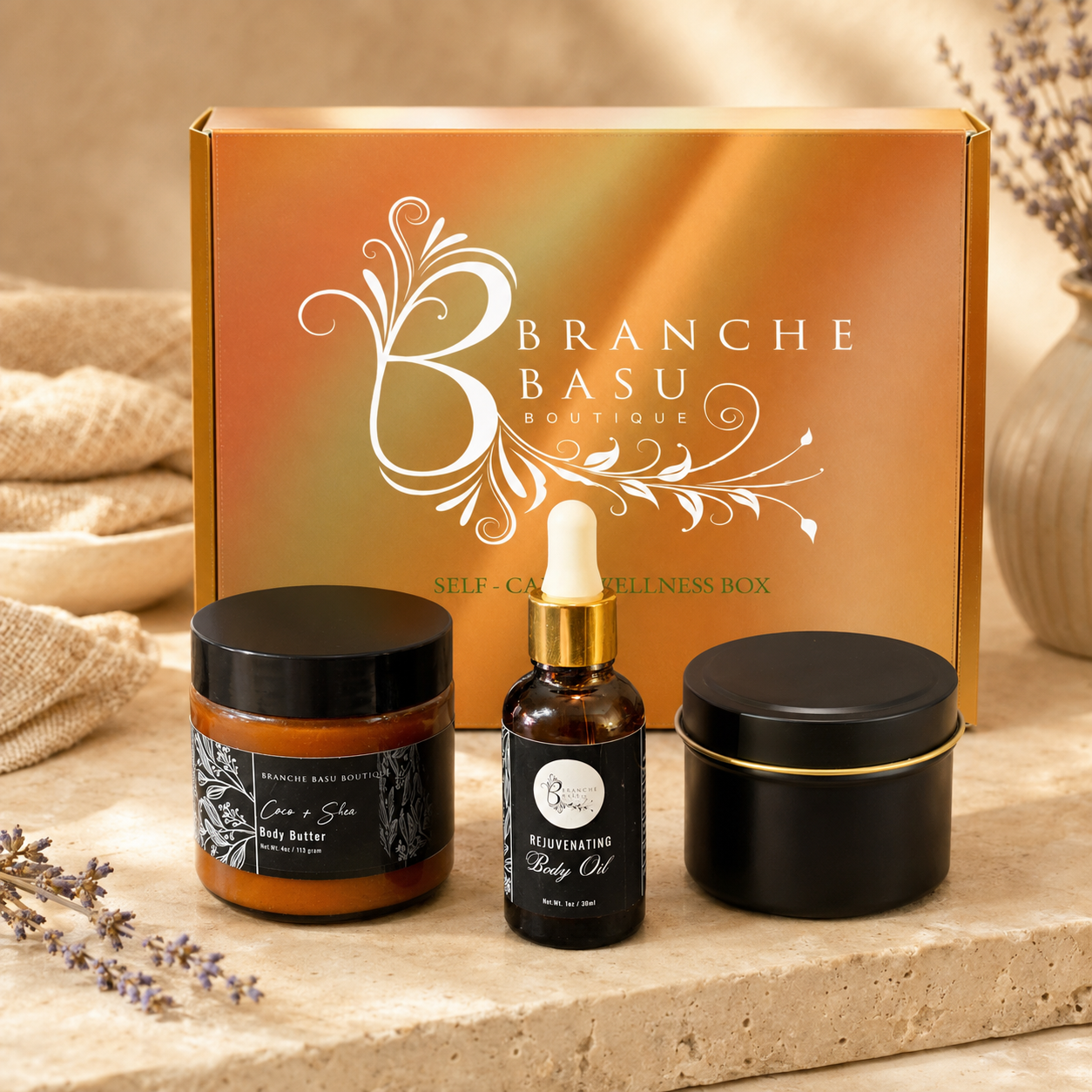 Lavender Calm & Glow Wellness Bundle