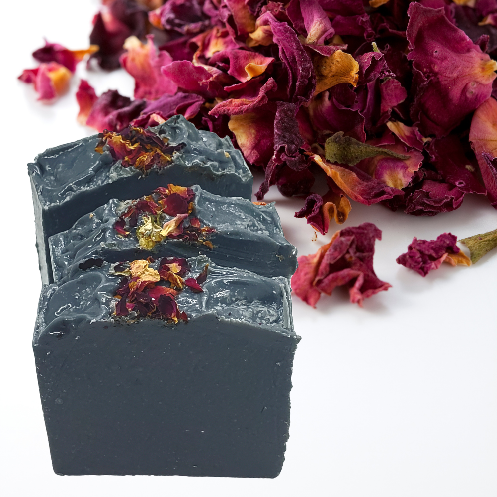Rose Activated Charcoal Body Bar