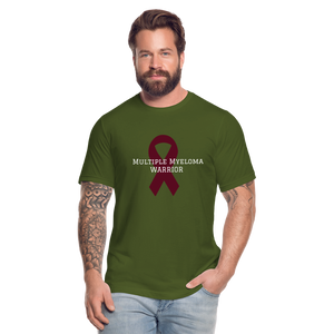 Unisex Multiple Myeloma Warrior Shirt - olive